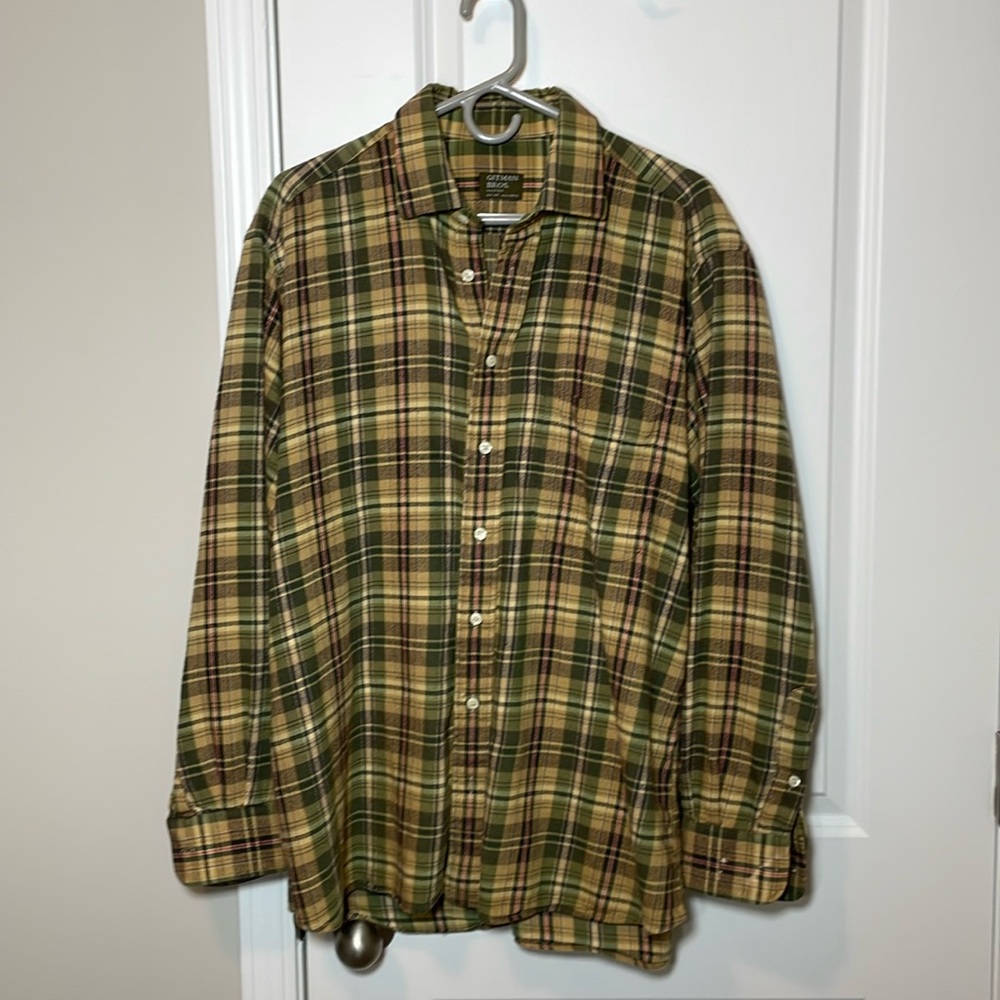 Gitman Bros Vintage Flannel Button Down Ls Shirt … - image 1